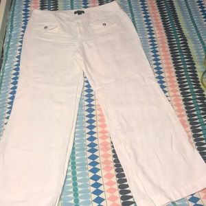 Fresh white linen pants!!